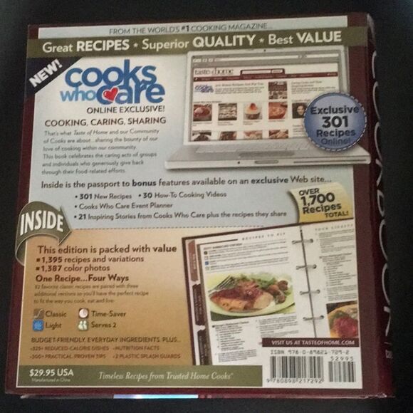 Loose leaf The Taste of Home Cookbook Reader’s Digest loose leaf style e… - Picture 2 of 4